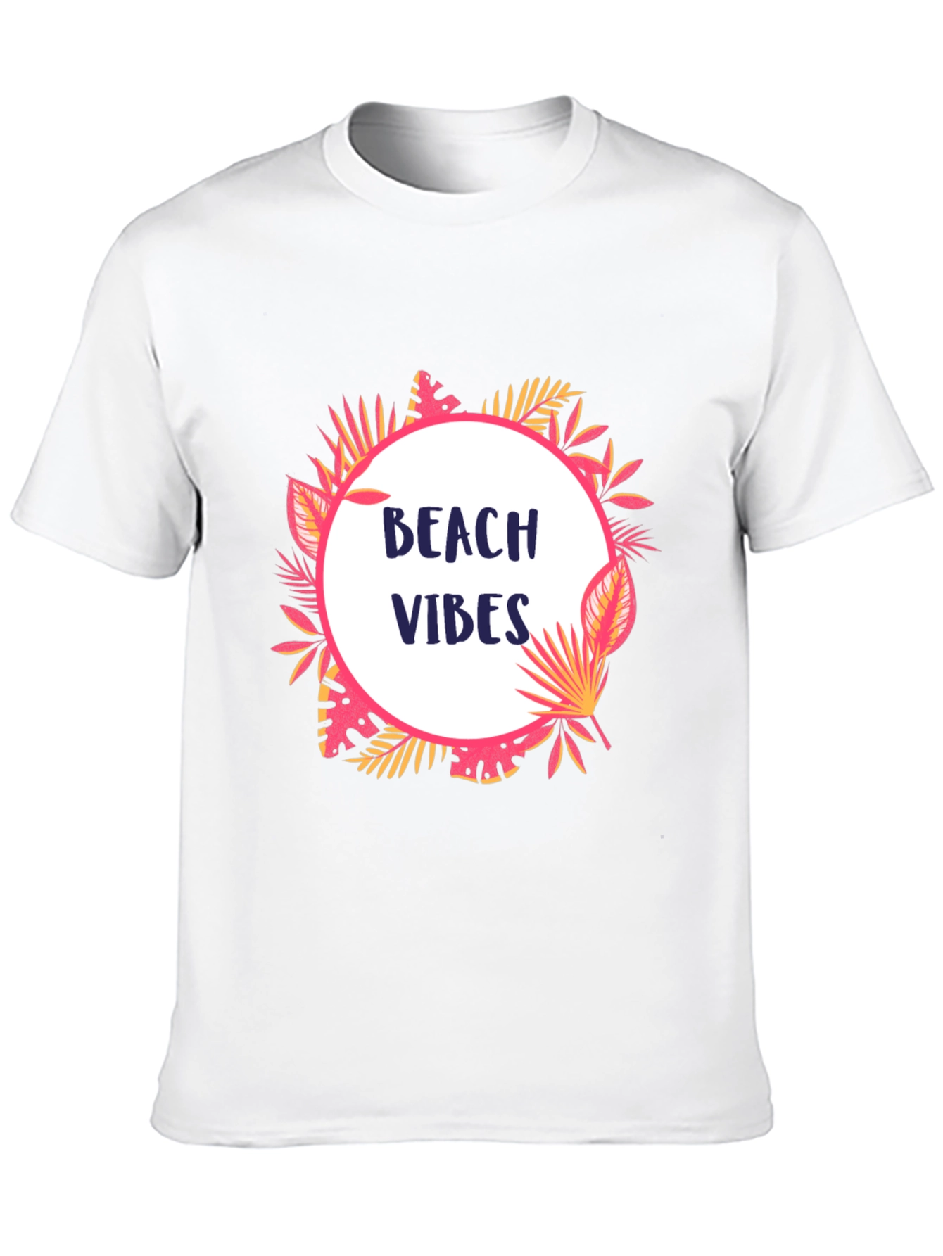 Beach Vibes Graphic Tee - Tropical Style