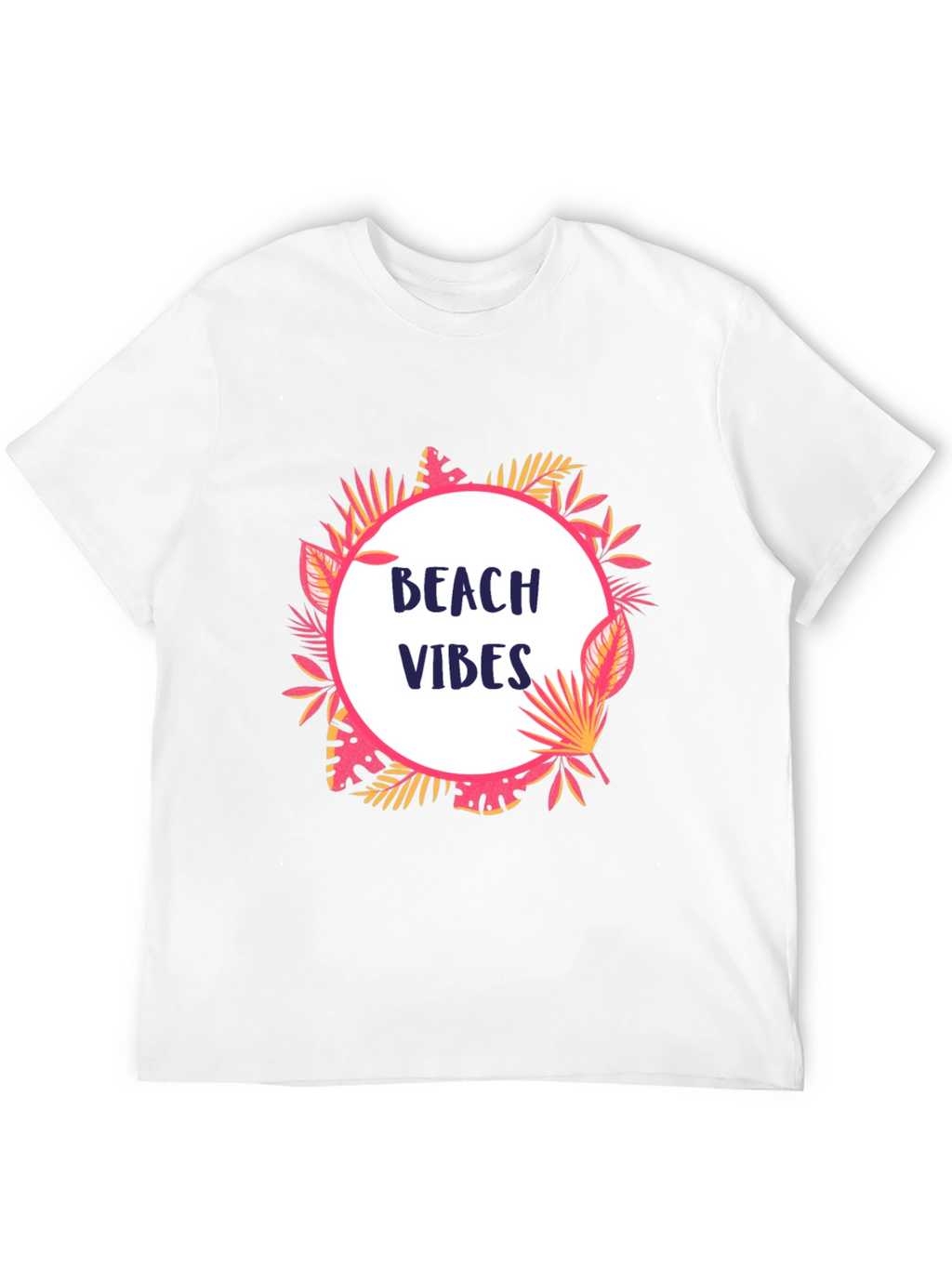 Beach Vibes Graphic Tee - Tropical Style