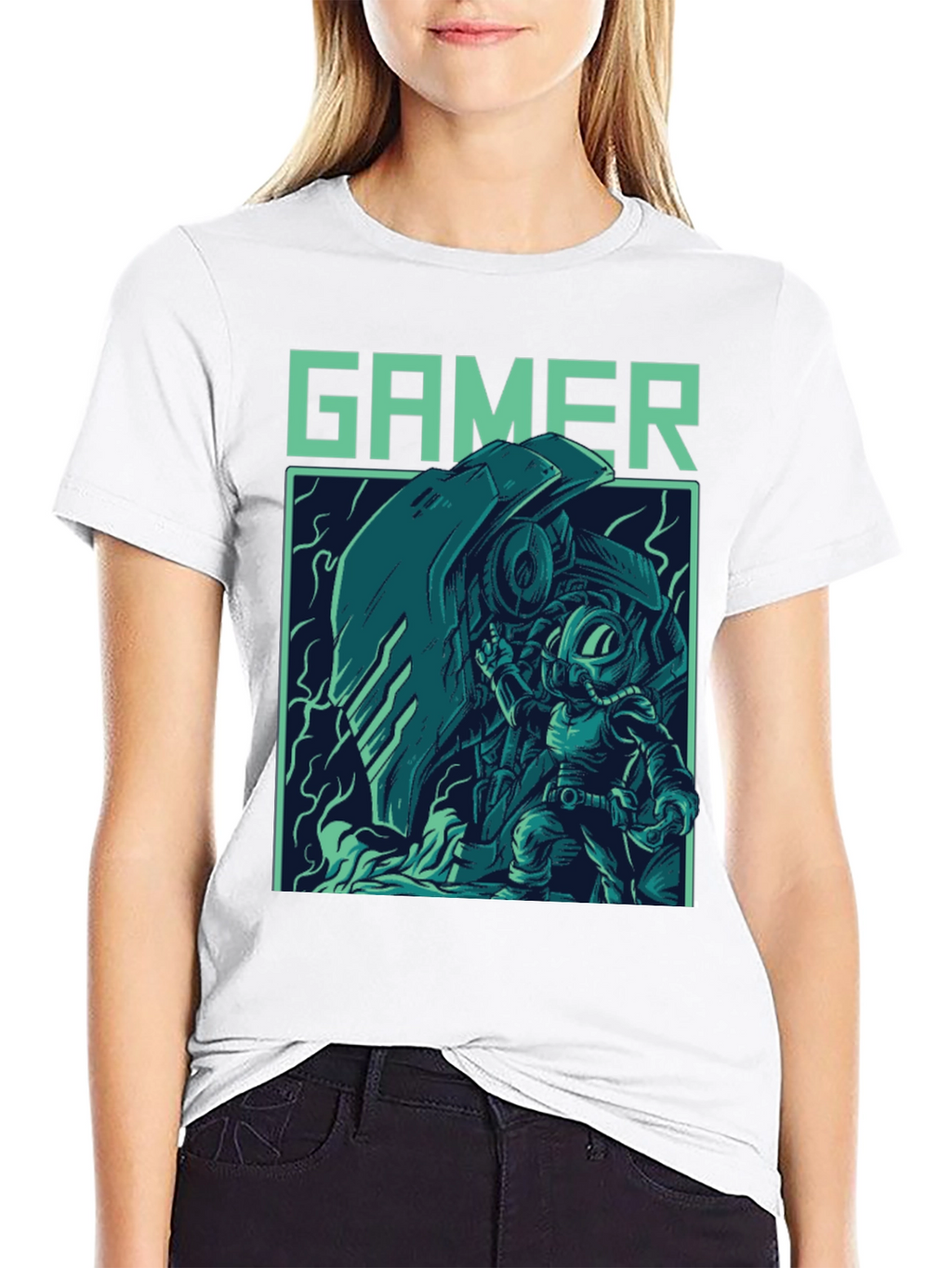 Gamer Graphic T-Shirt - Cool Retro Style