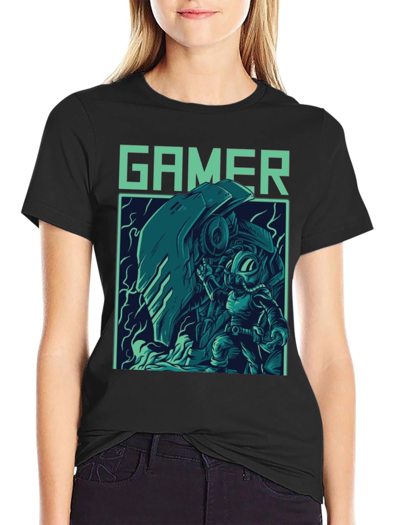 Gamer Graphic T-Shirt - Cool Retro Style