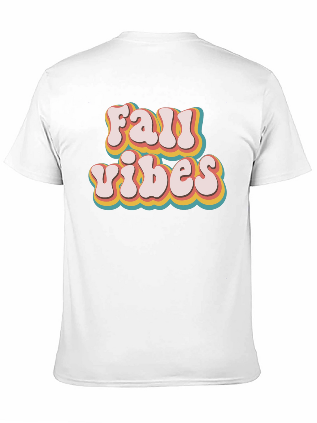 Retro Fall Vibes Black T-Shirt
