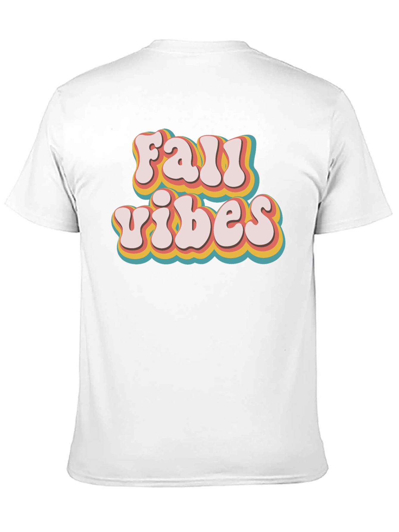 Retro Fall Vibes Black T-Shirt