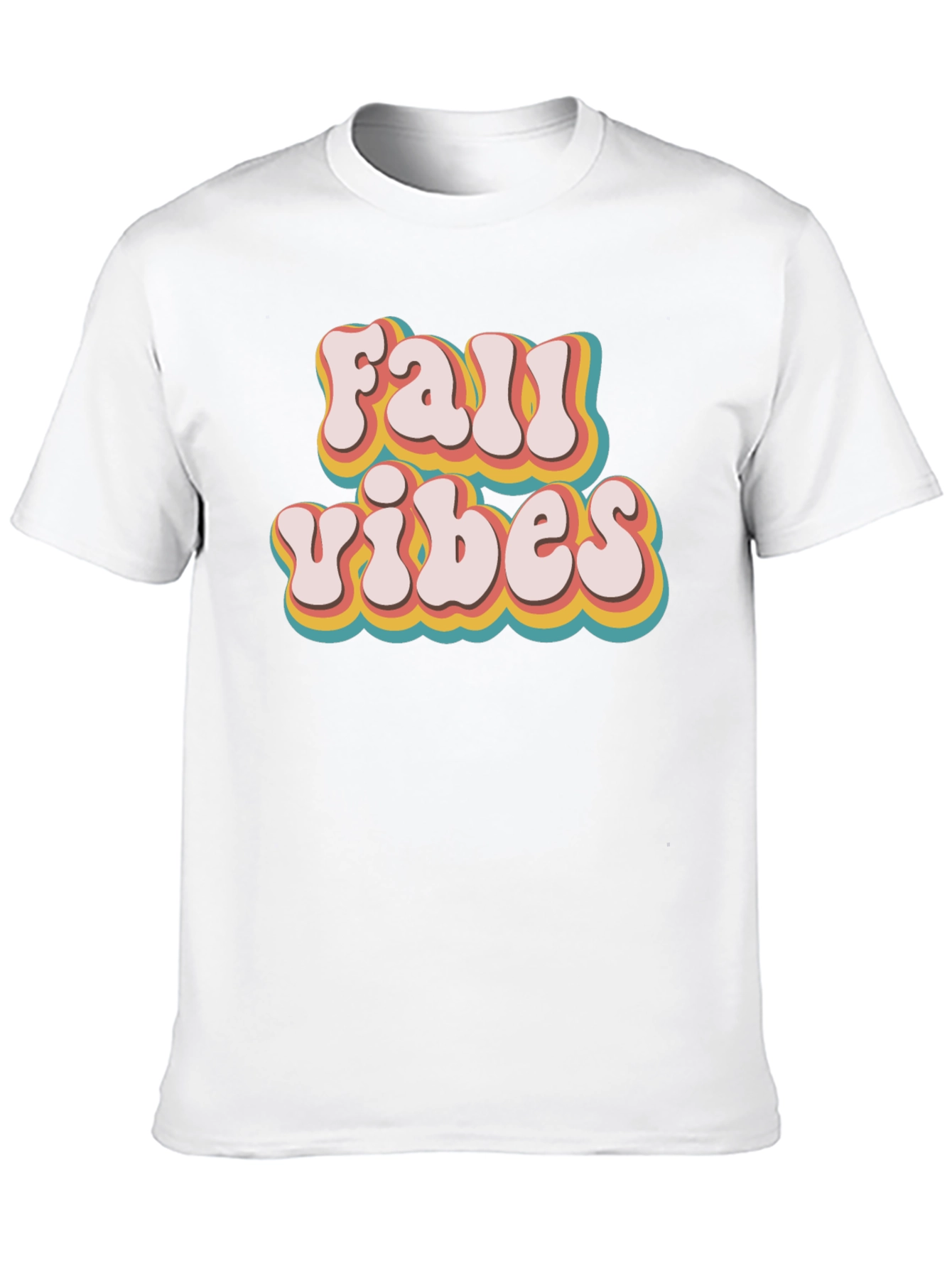 Retro Fall Vibes Black T-Shirt