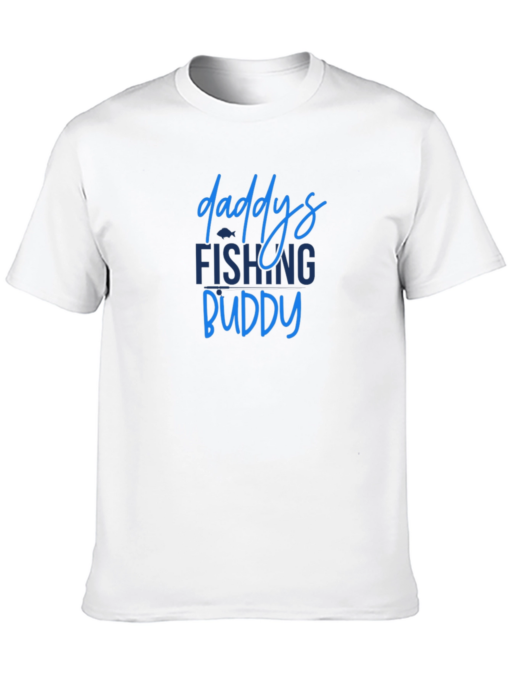 Daddys Fishing Buddy Black Graphic Tee