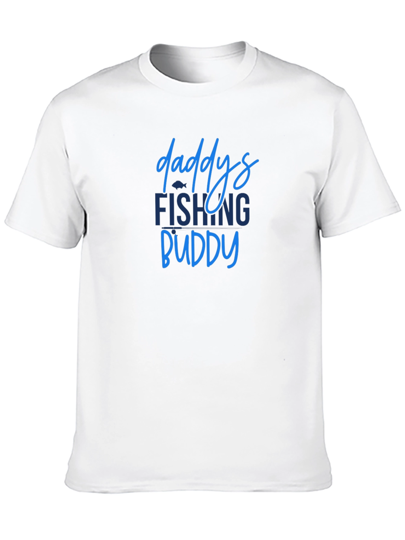 Daddys Fishing Buddy Black Graphic Tee