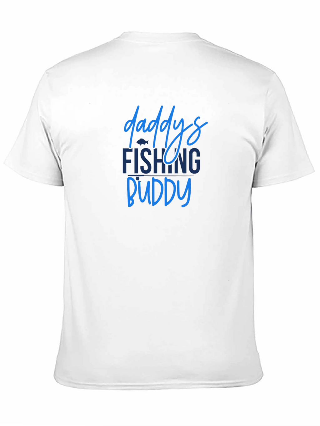 Daddys Fishing Buddy Black Graphic Tee