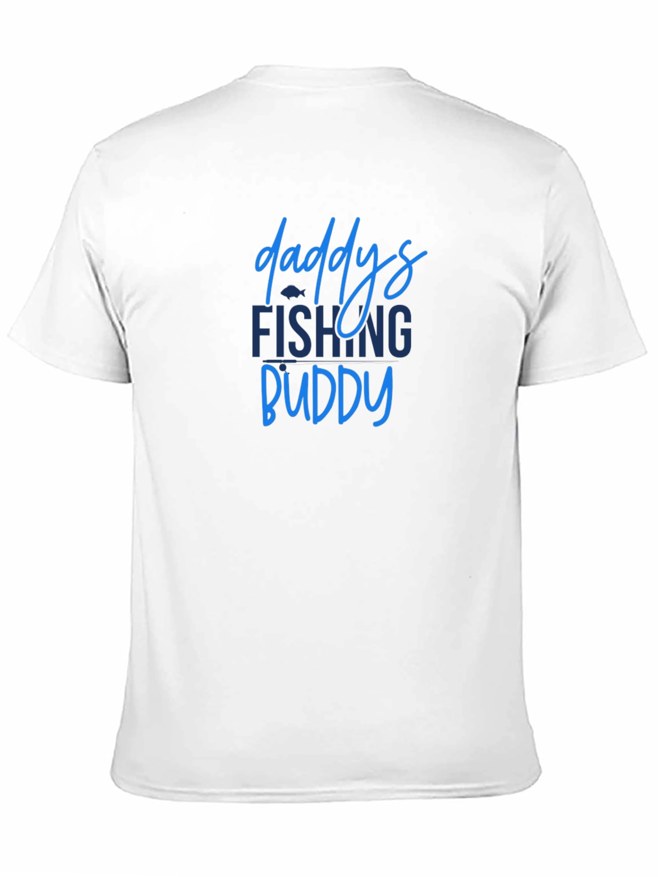 Daddys Fishing Buddy Black Graphic Tee