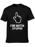 Im With Stupid Graphic Tee