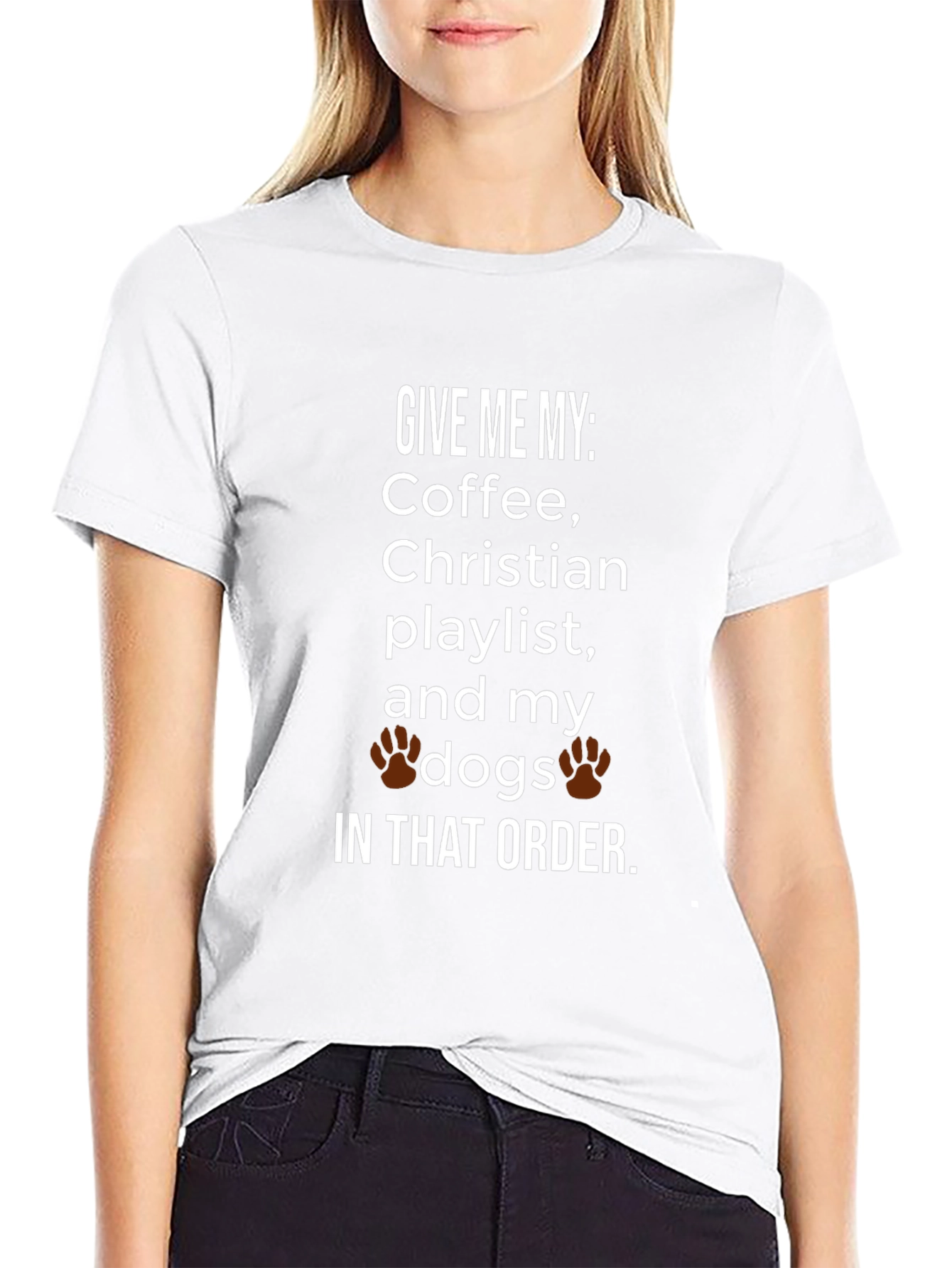 Coffee Christian Playlist and My Dogs T-Shirt