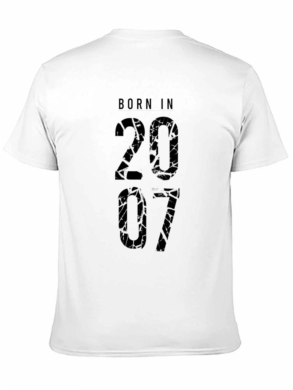 Born in 2007 Graphic T-Shirt - Black
