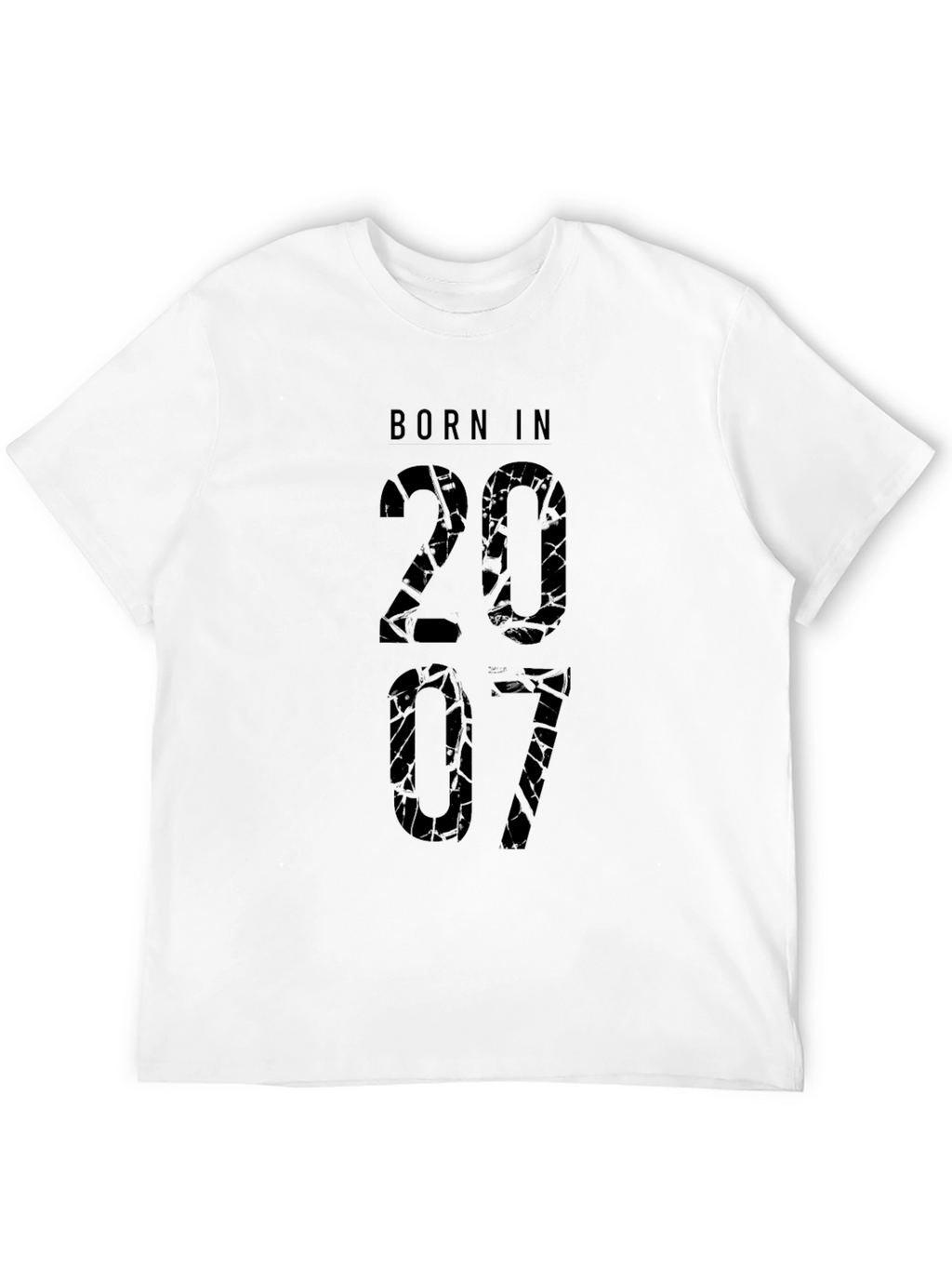 Born in 2007 Graphic T-Shirt - Black