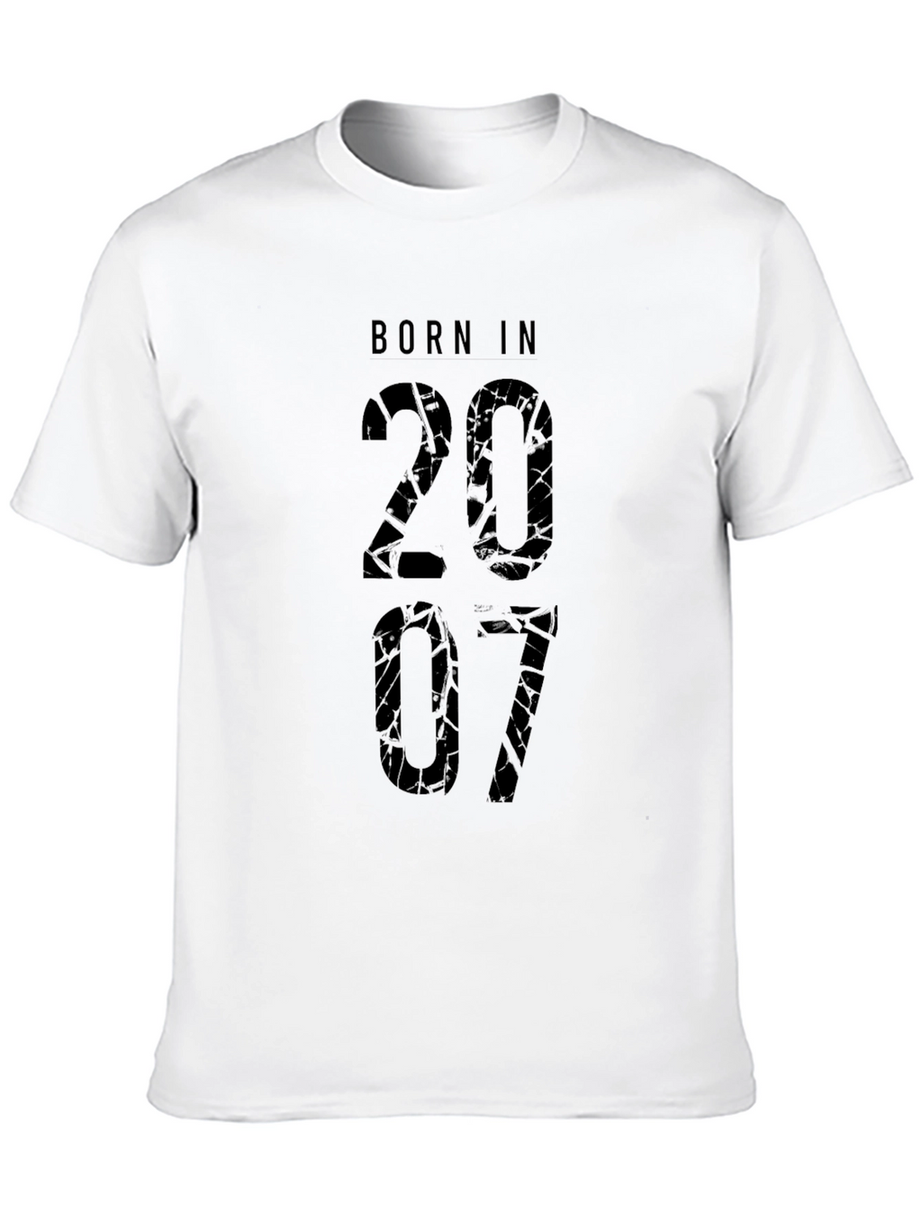 Born in 2007 Graphic T-Shirt - Black