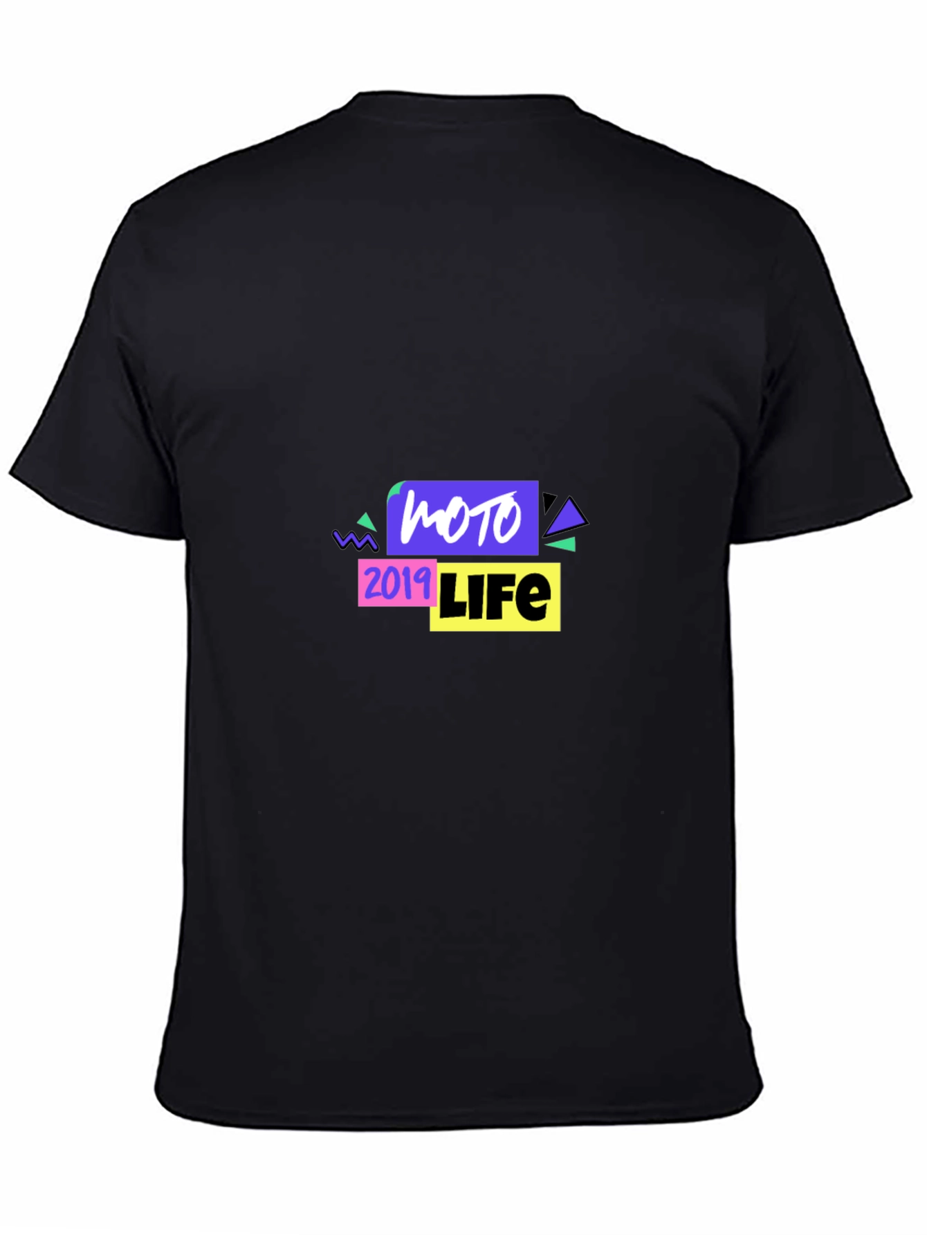 Moto 2019 Life Graphic Black T-Shirt