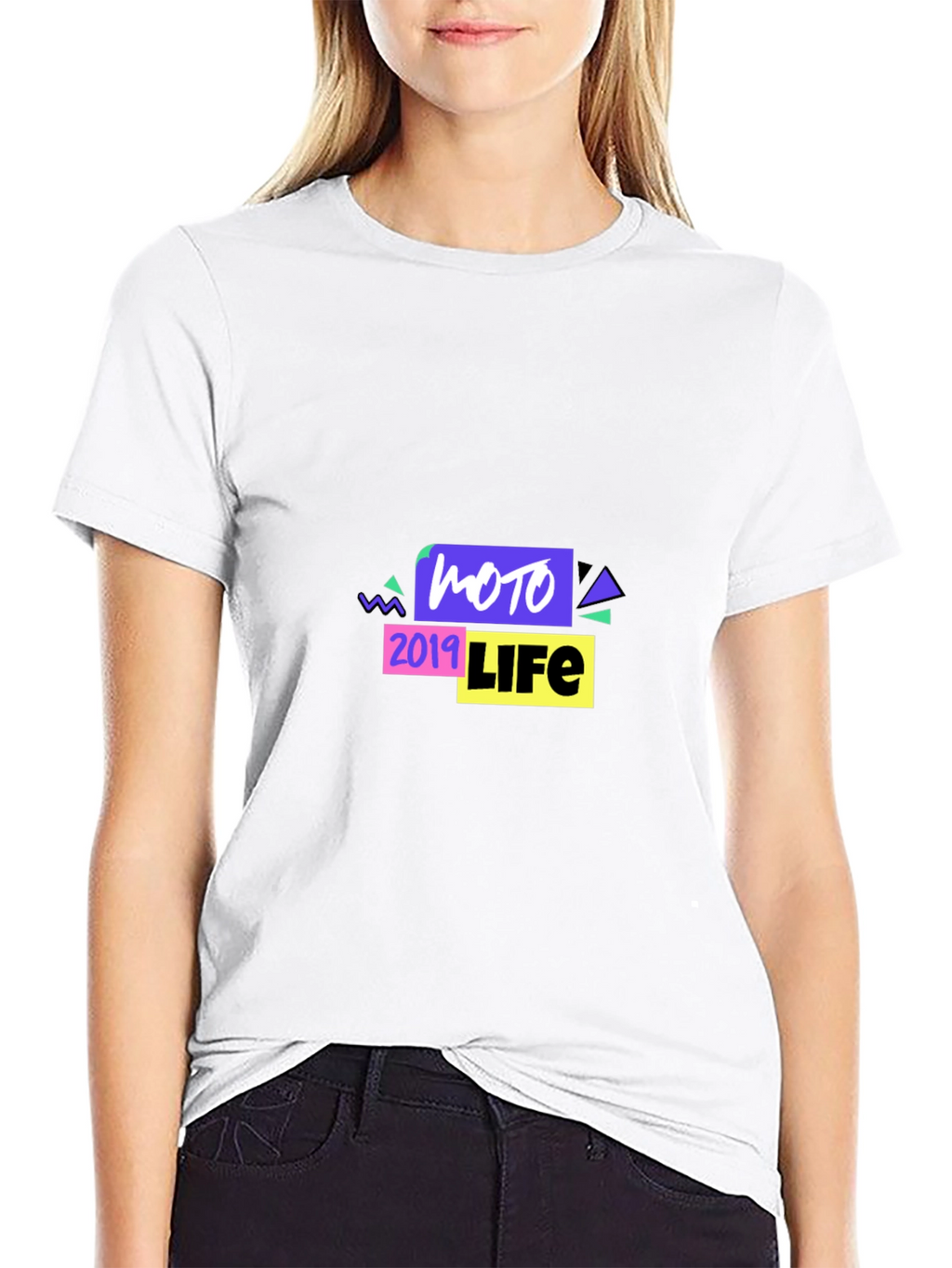 Moto 2019 Life Graphic Black T-Shirt