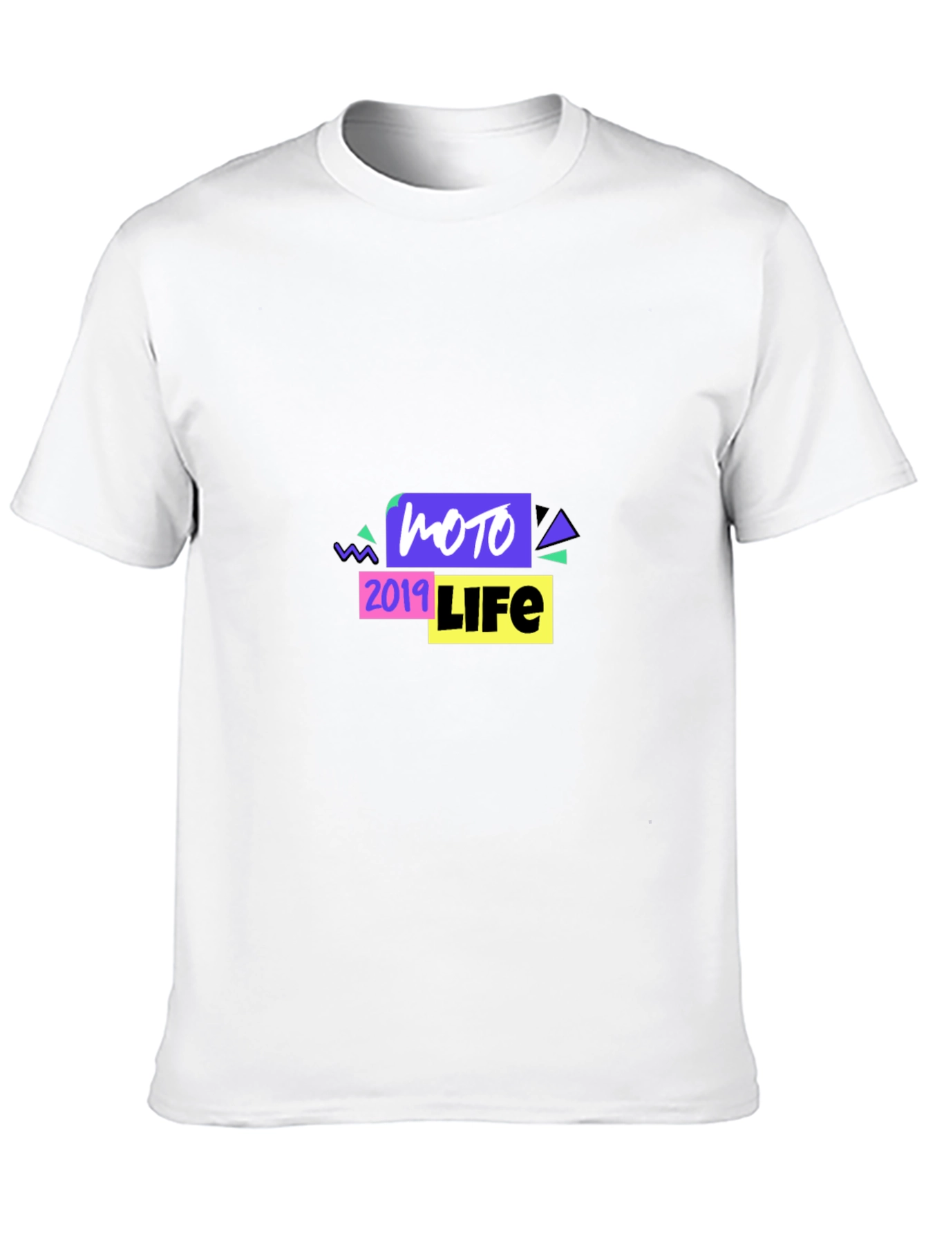 Moto 2019 Life Graphic Black T-Shirt