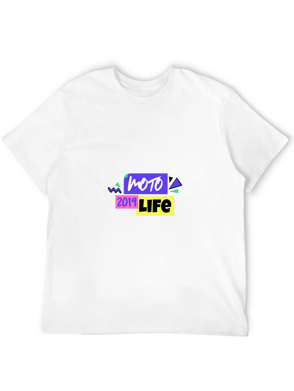 Moto 2019 Life Graphic Black T-Shirt