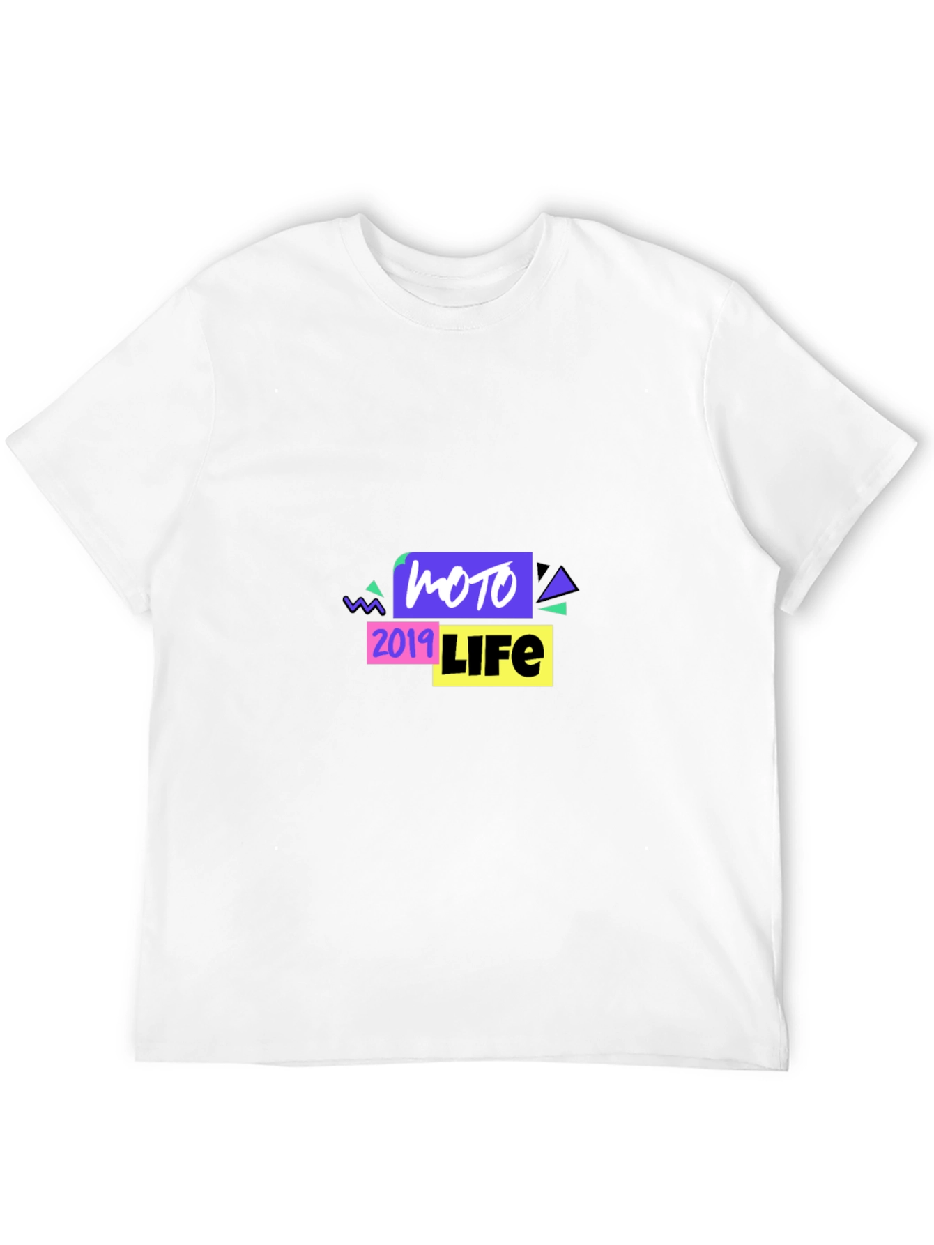 Moto 2019 Life Graphic Black T-Shirt