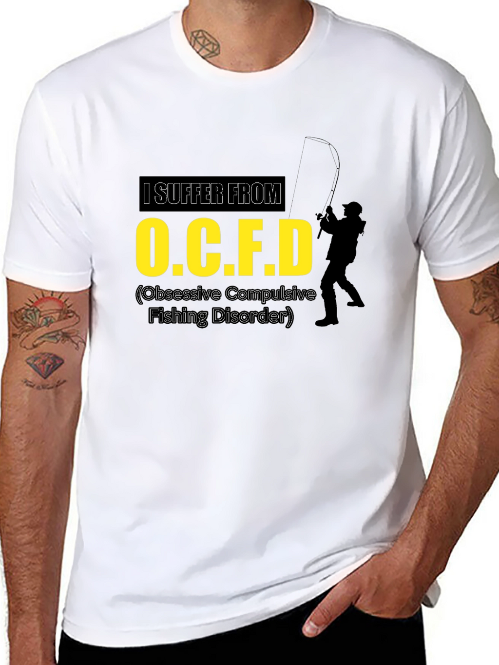 O.C.F.D. Fishing Disorder Graphic T-Shirt