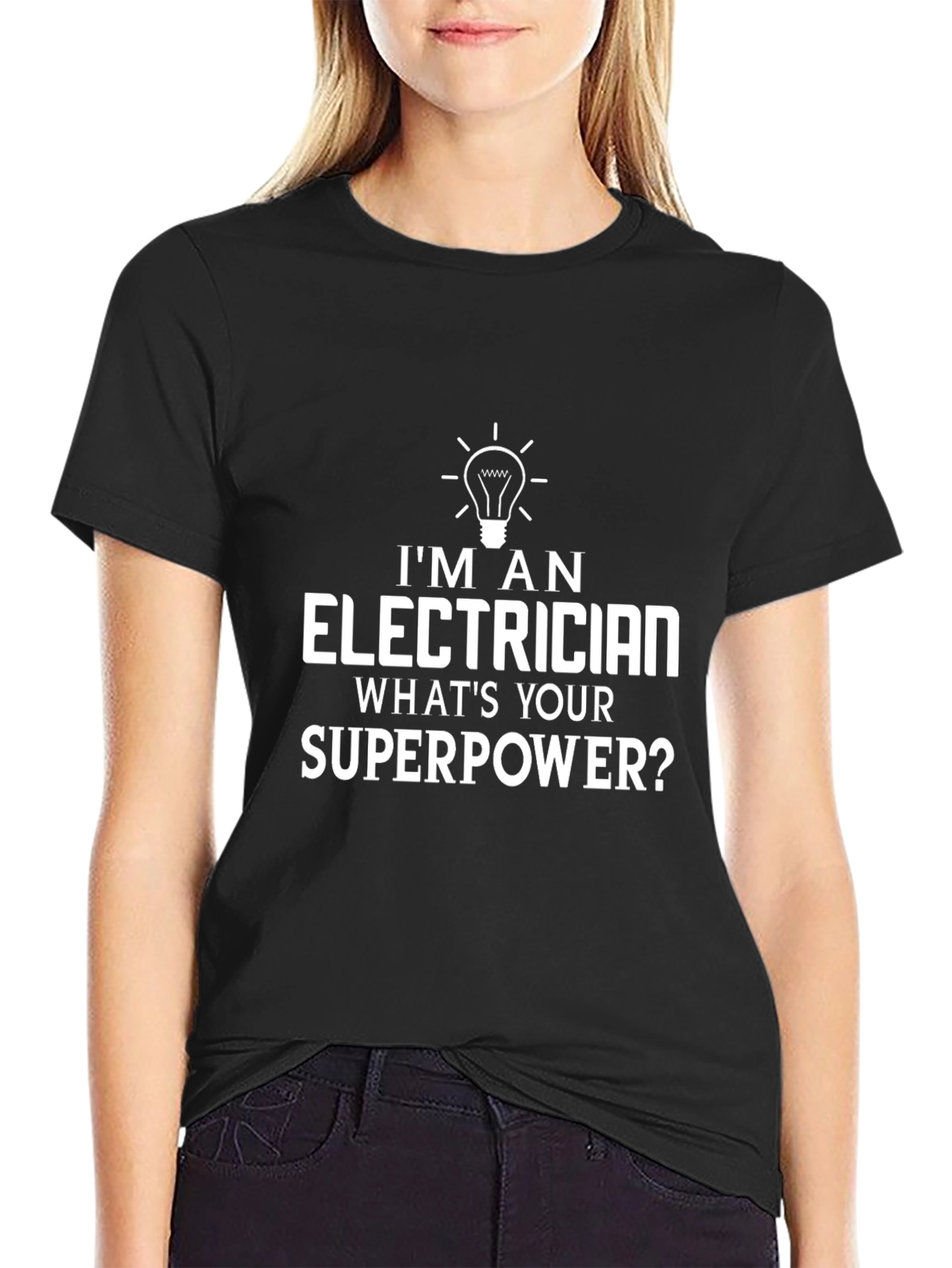 Electrician Superpower T-Shirt - Funny Job Pride Tee