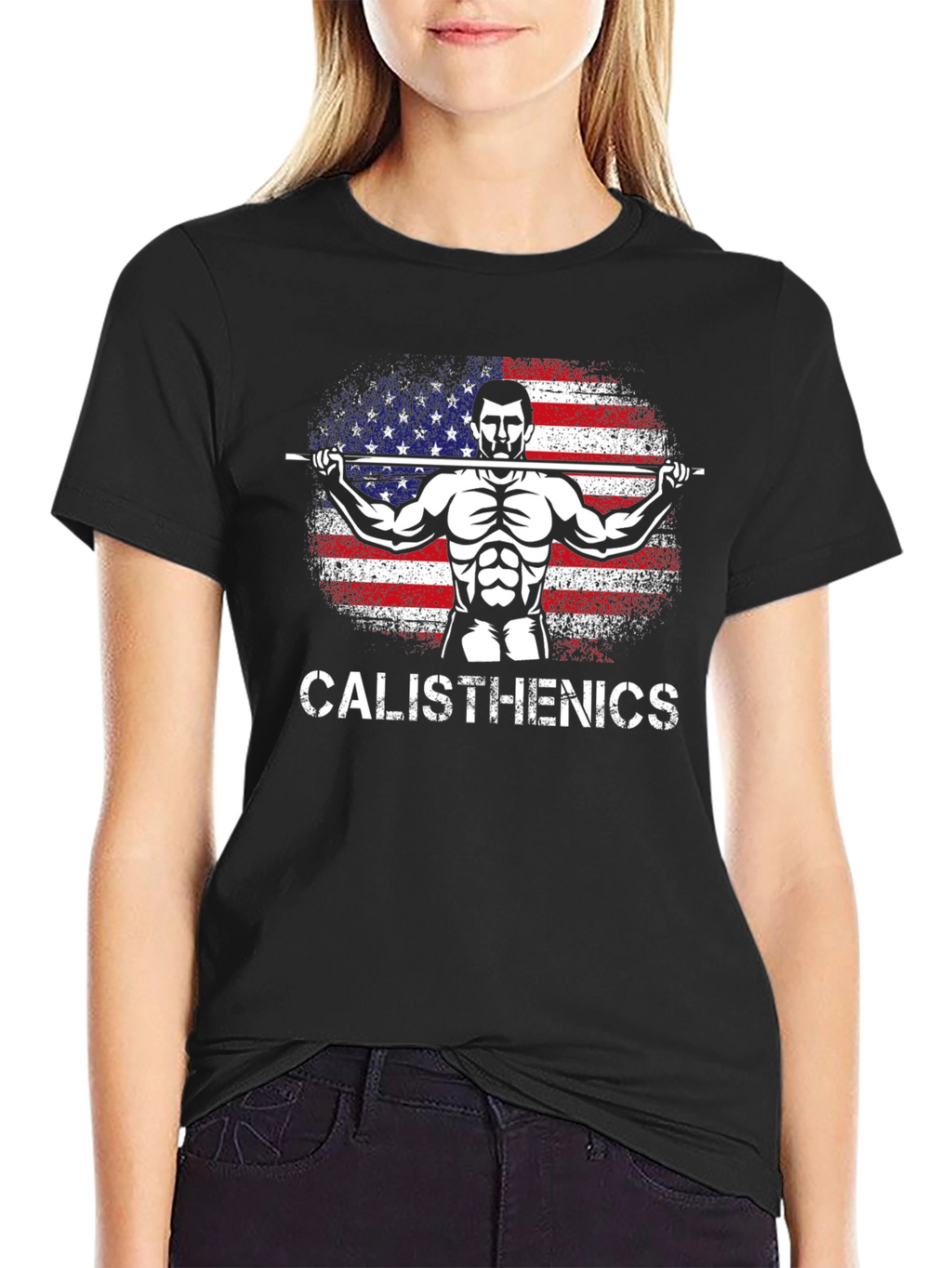 Calisthenics American Flag T-Shirt