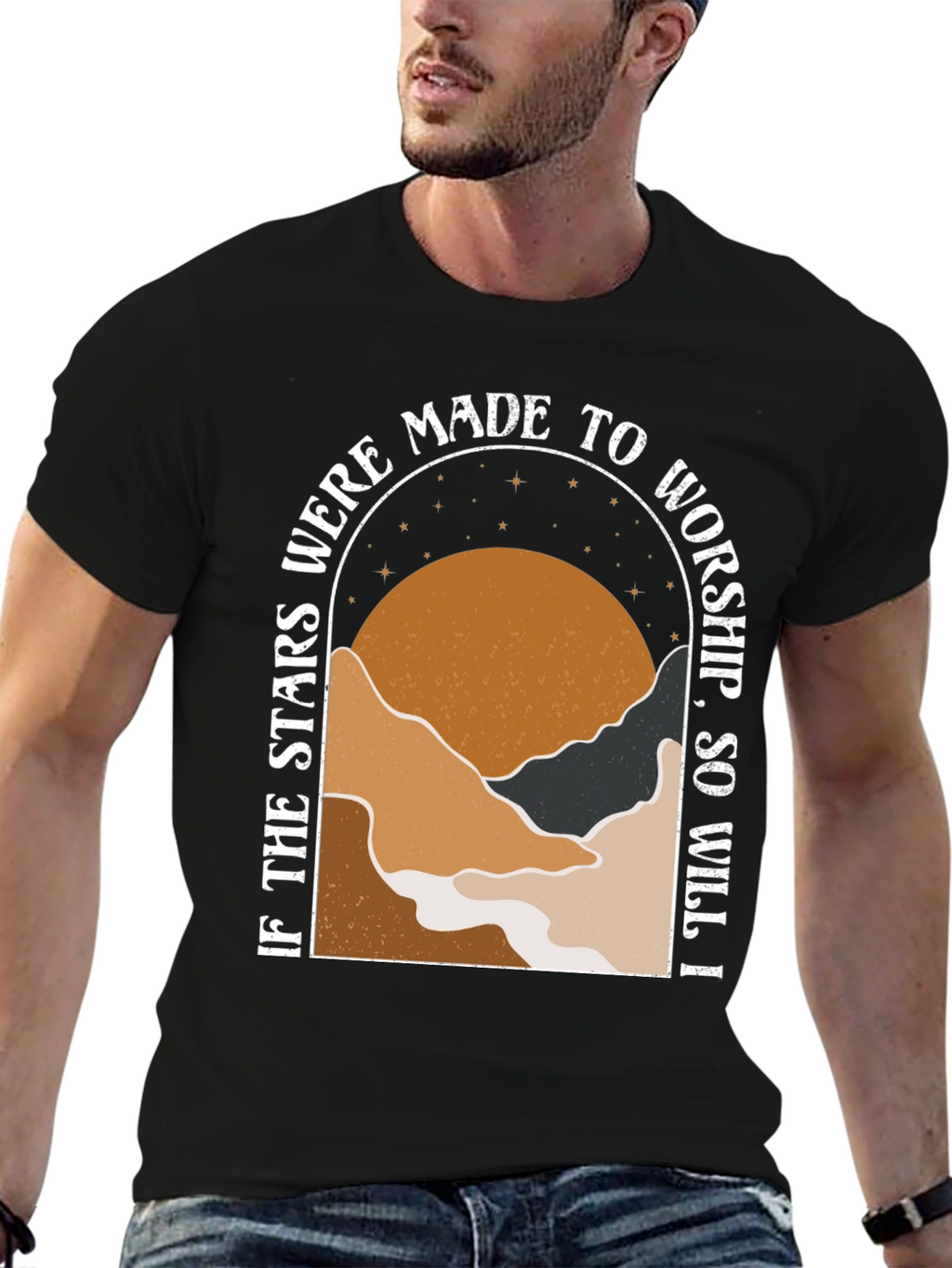 Stars Were Made To Worship Graphic T-Shirt