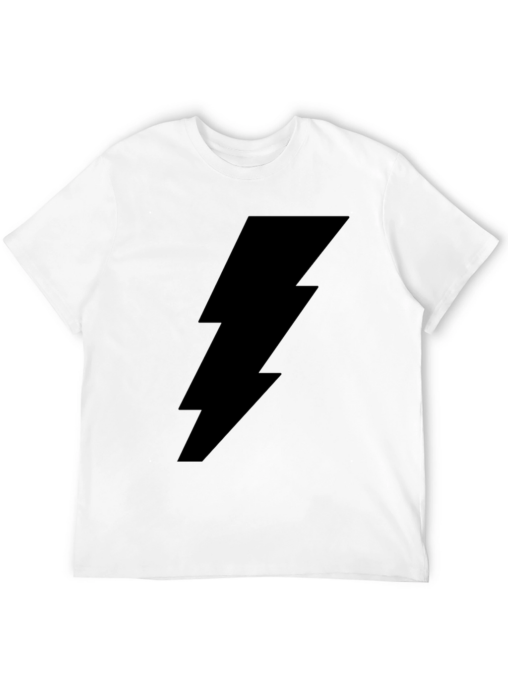 Lightning Bolt Graphic Black T-Shirt