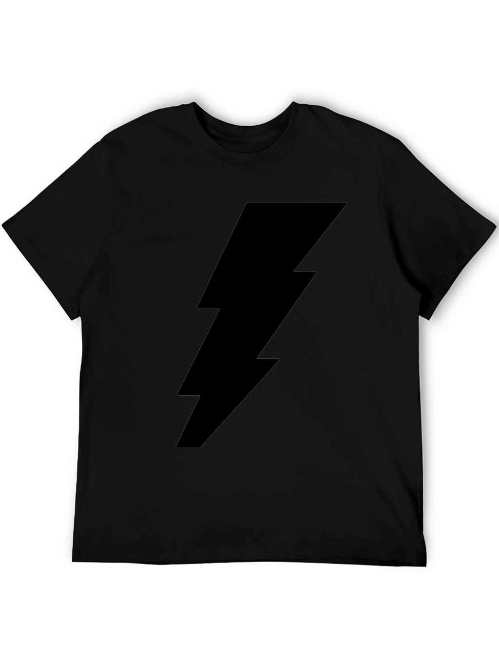 Lightning Bolt Graphic Black T-Shirt