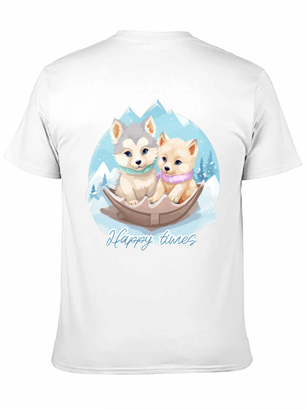 Happy Times Husky Pup T-Shirt