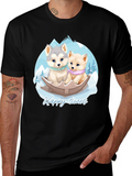 Happy Times Husky Pup T-Shirt