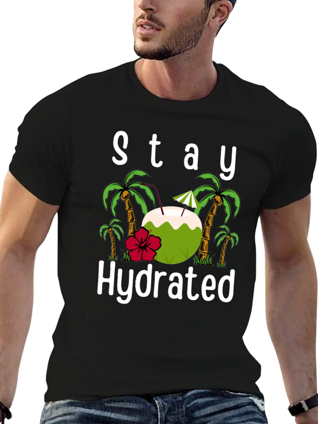 Stay Hydrated Coconut Drink T-Shirt