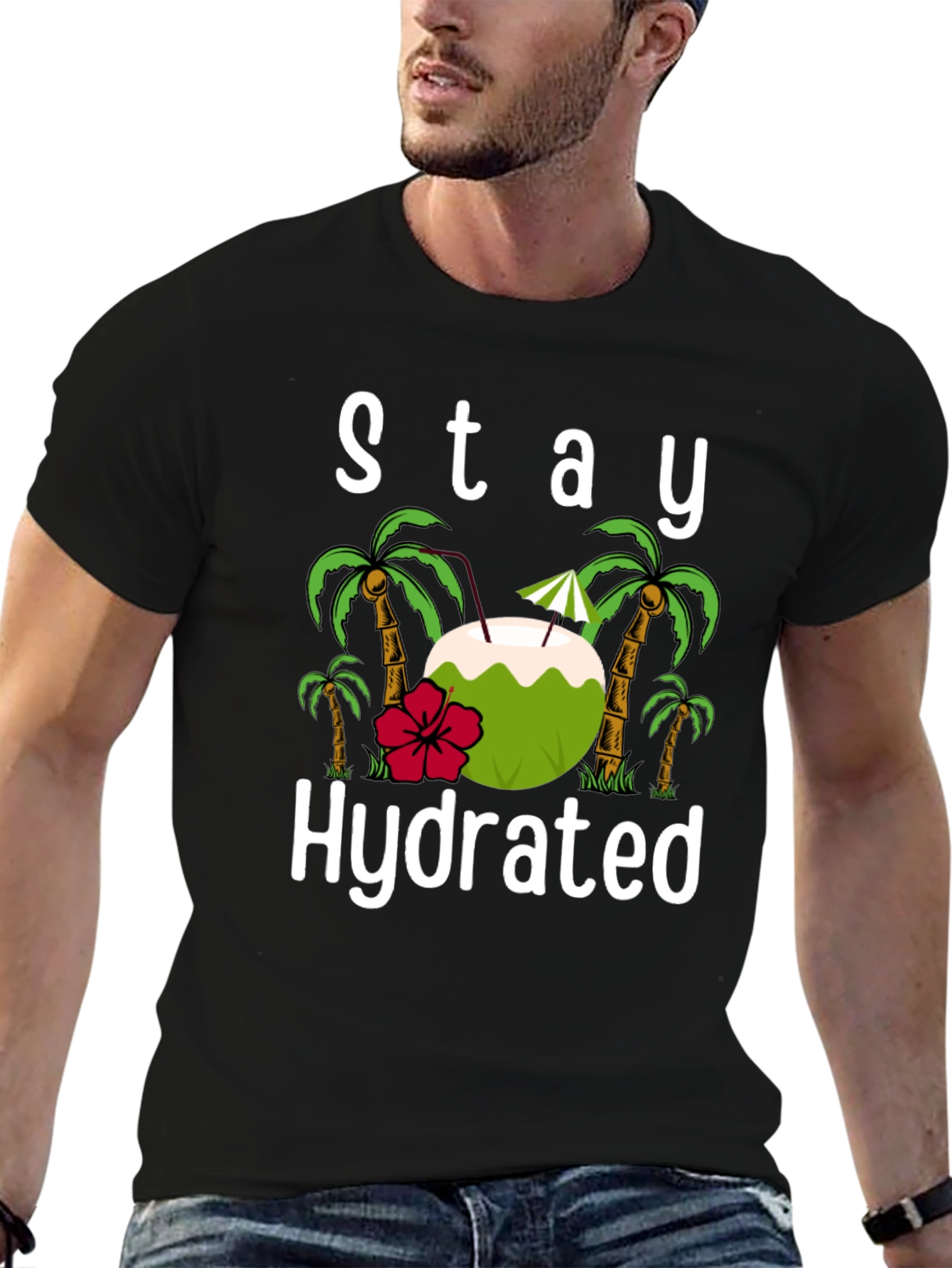 Stay Hydrated Coconut Drink T-Shirt