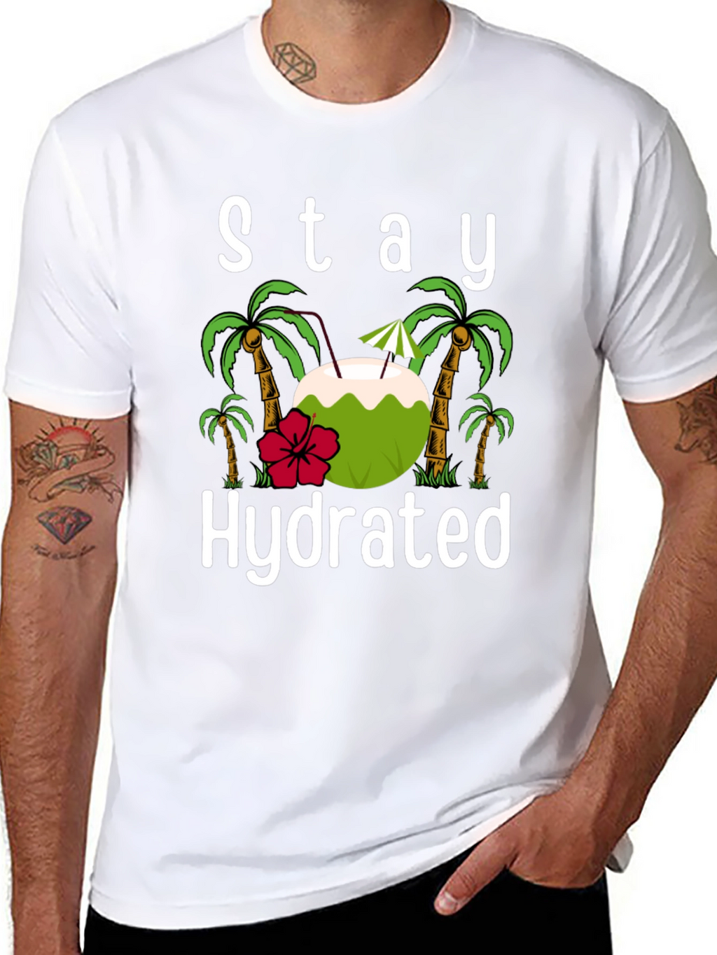 Stay Hydrated Coconut Drink T-Shirt