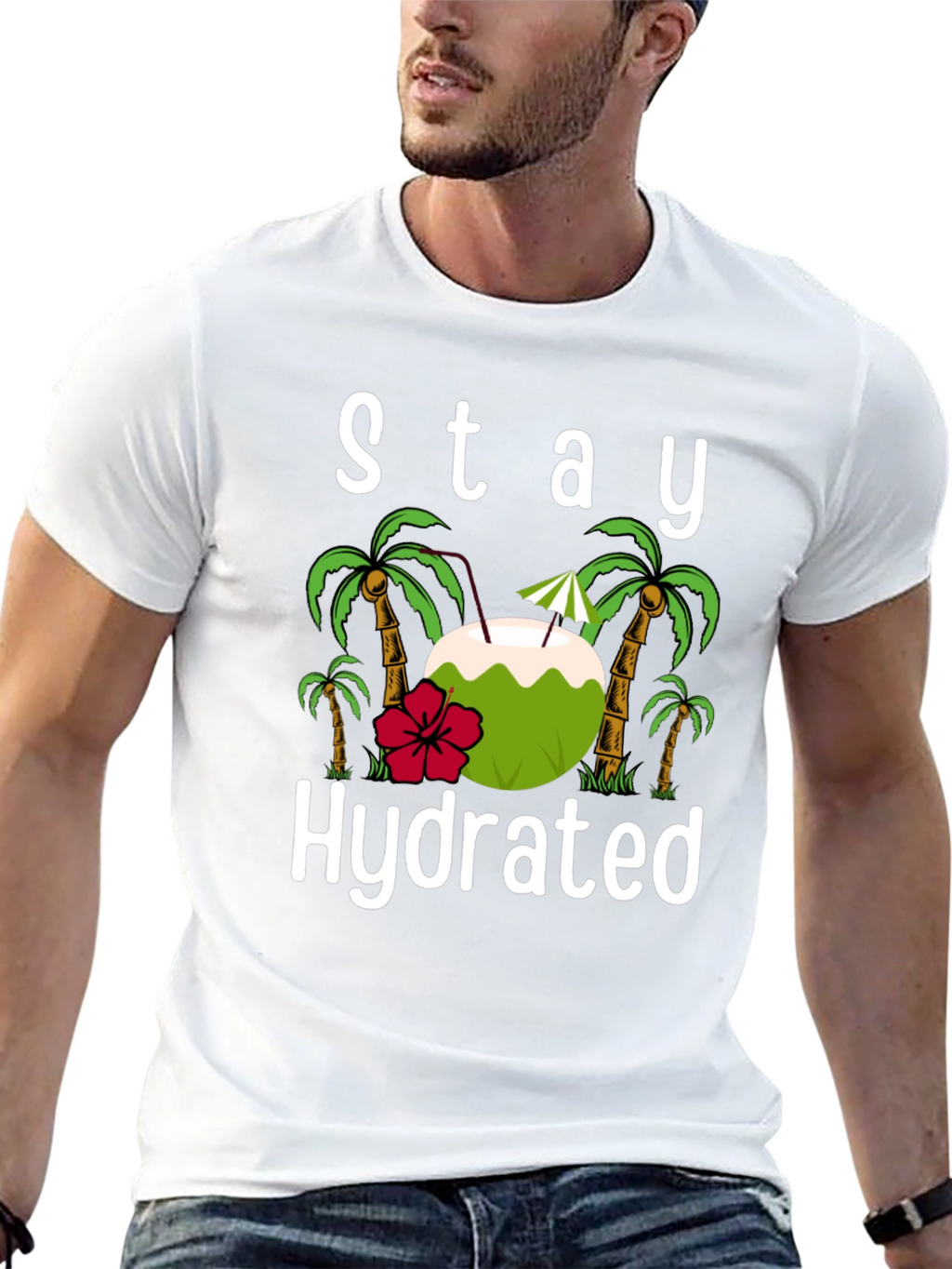 Stay Hydrated Coconut Drink T-Shirt