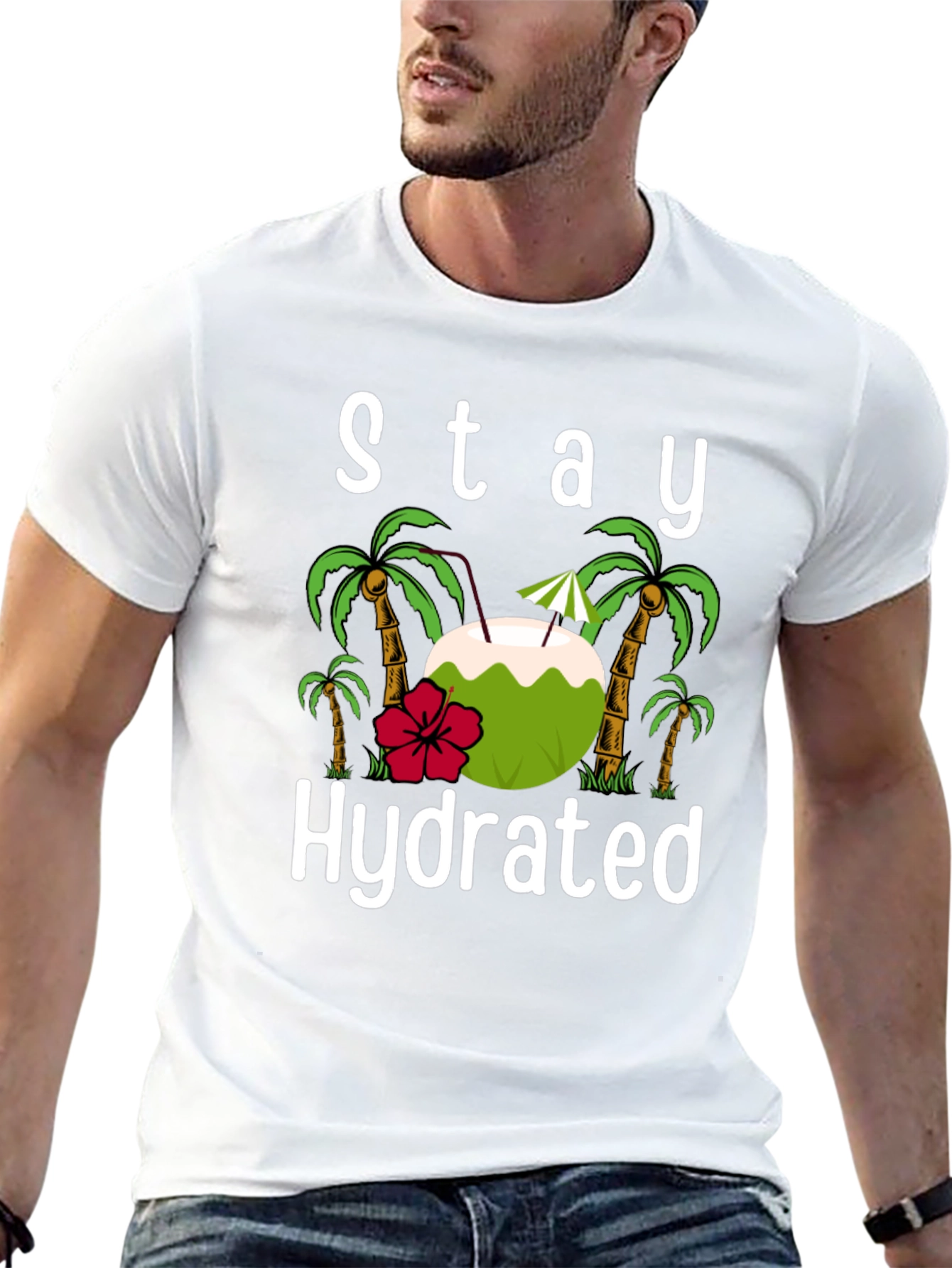 Stay Hydrated Coconut Drink T-Shirt