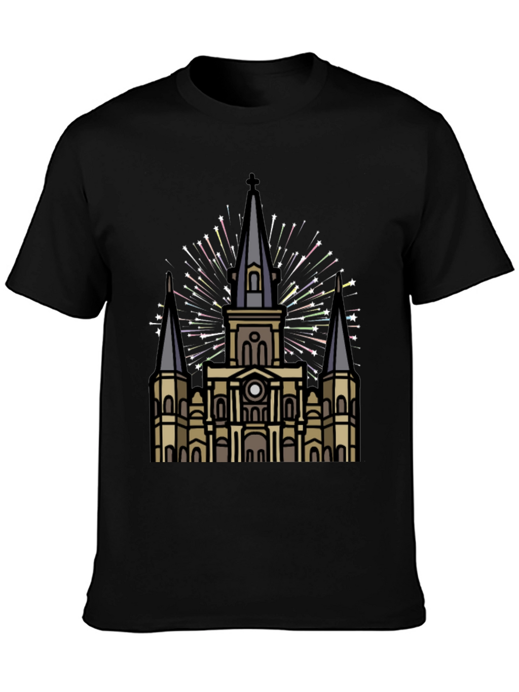 New Orleans Cathedral T-Shirt - Stylish Mens Tee