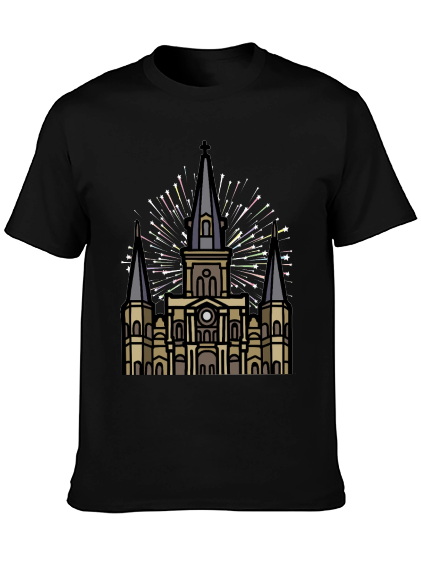 New Orleans Cathedral T-Shirt - Stylish Mens Tee