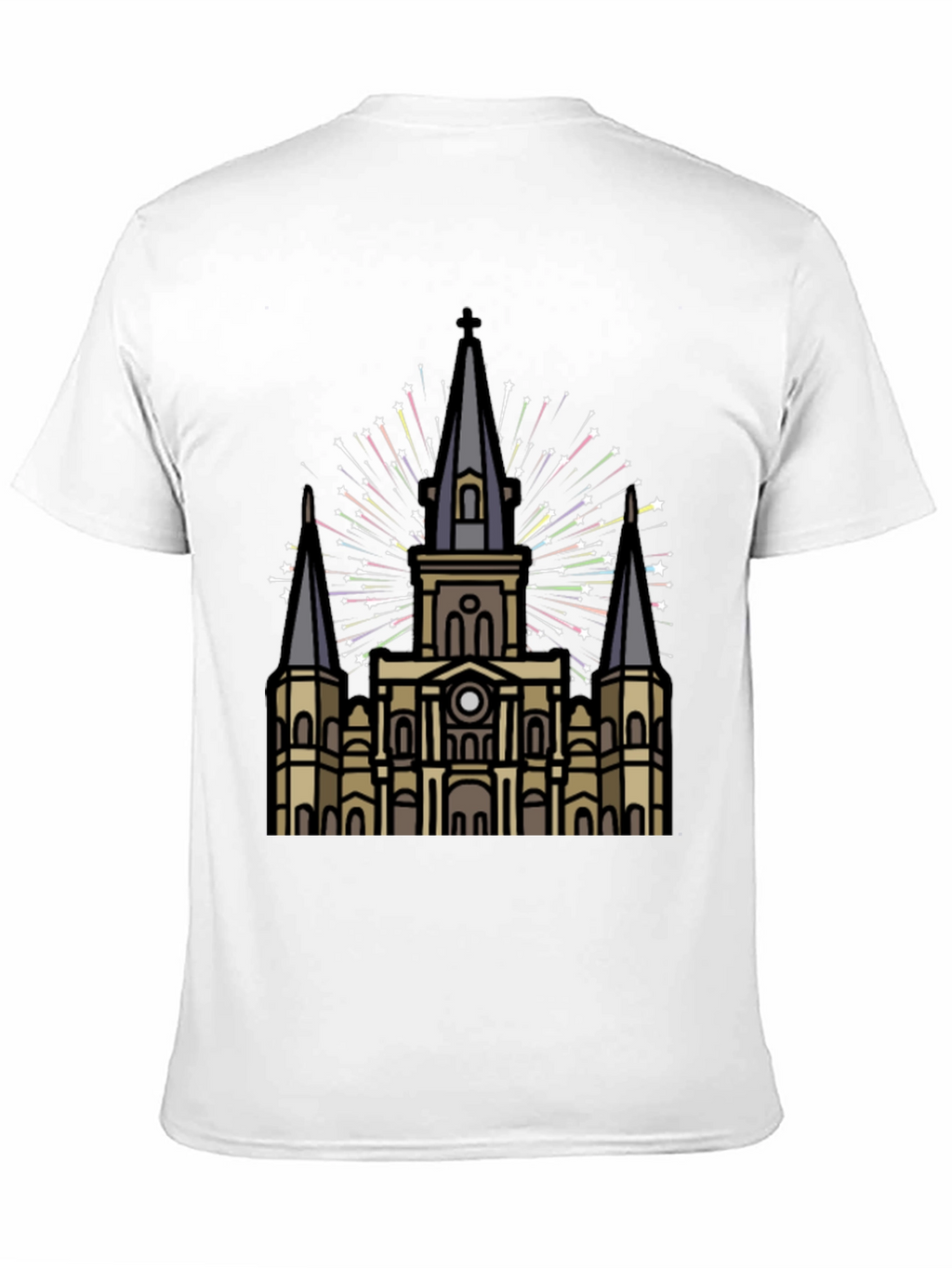 New Orleans Cathedral T-Shirt - Stylish Mens Tee