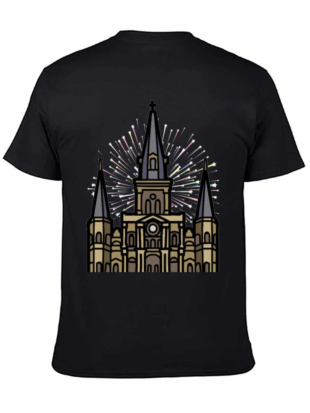 New Orleans Cathedral T-Shirt - Stylish Mens Tee