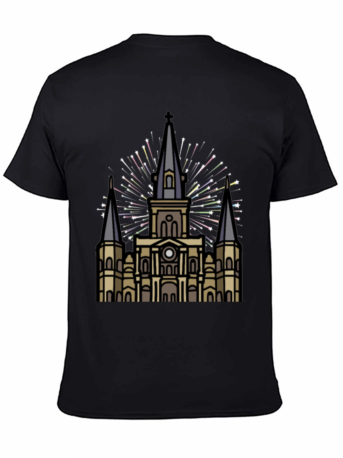 New Orleans Cathedral T-Shirt - Stylish Mens Tee