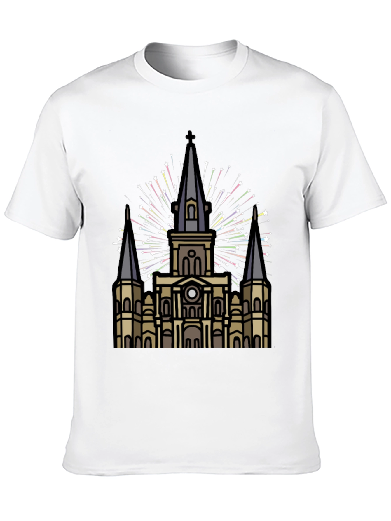 New Orleans Cathedral T-Shirt - Stylish Mens Tee