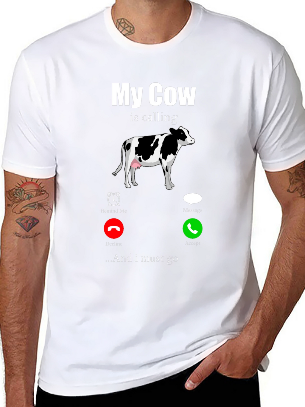 My Cow Is Calling Graphic T-Shirt