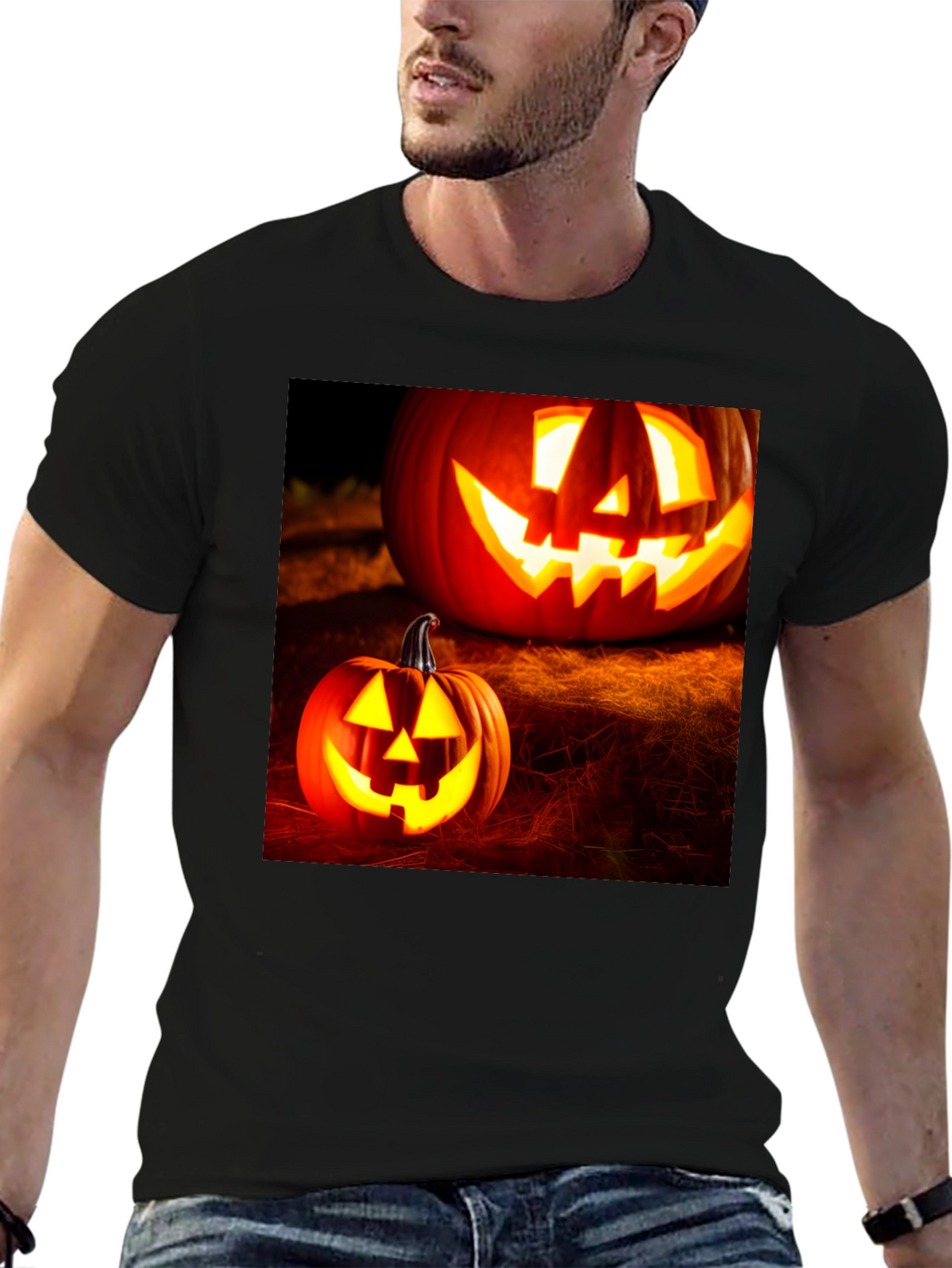 Halloween Pumpkin T-Shirt - Spooky Season Apparel