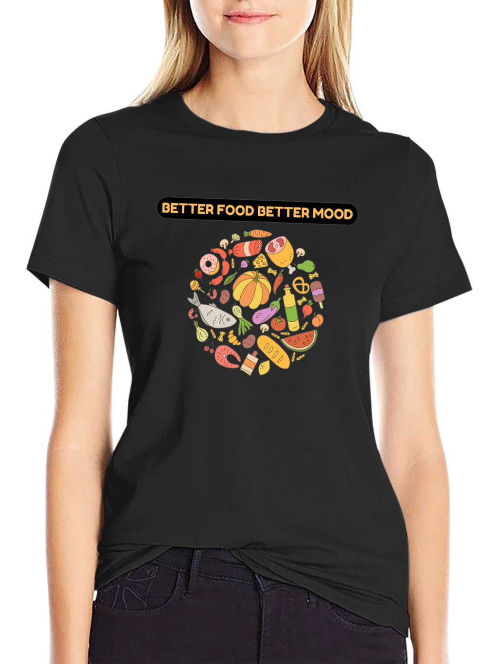 Better Food Better Mood Graphic Tee