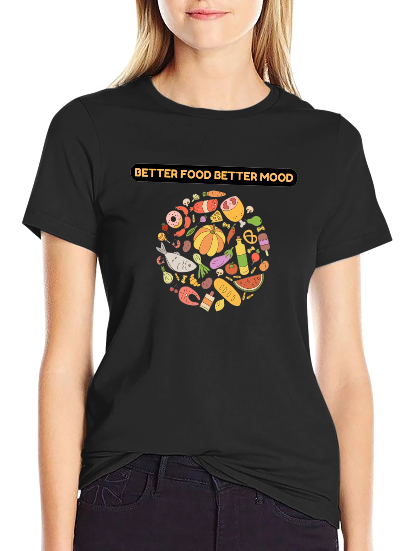 Better Food Better Mood Graphic Tee