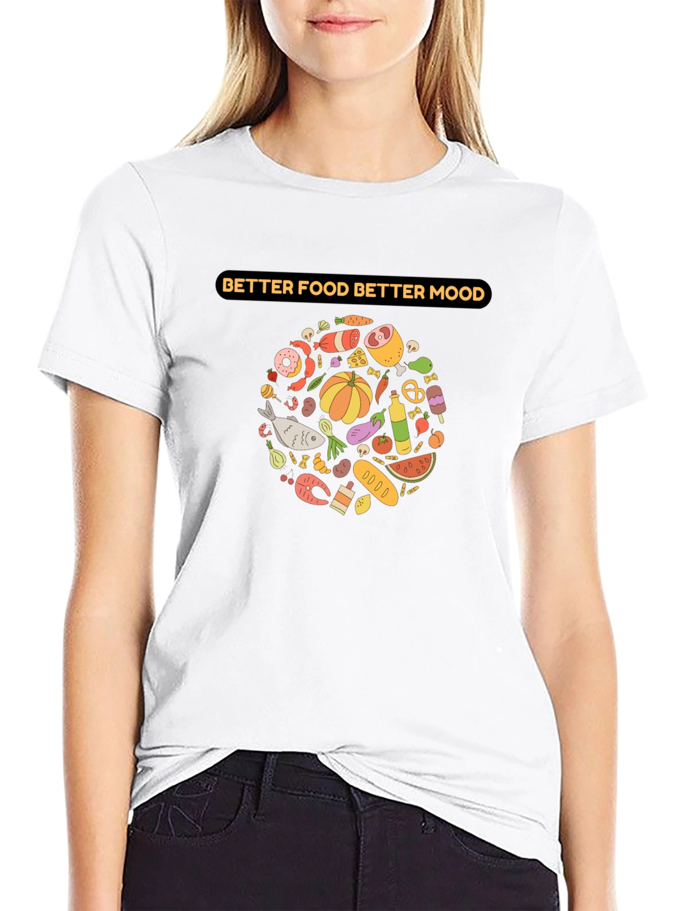 Better Food Better Mood Graphic Tee