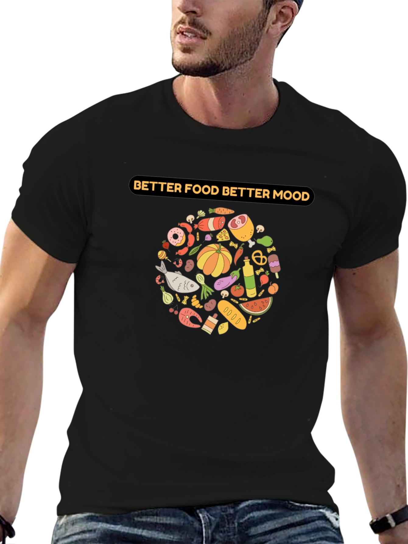 Better Food Better Mood Graphic Tee