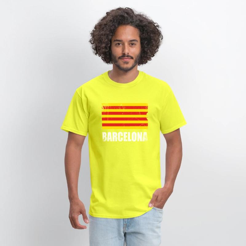 Bandera Barcelona Travel Tourist Catalonian Flag