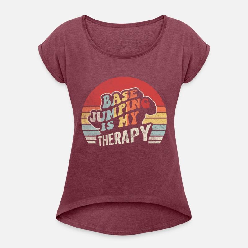 Base Jumping Is My Therapy Parachute Jumper Shirt