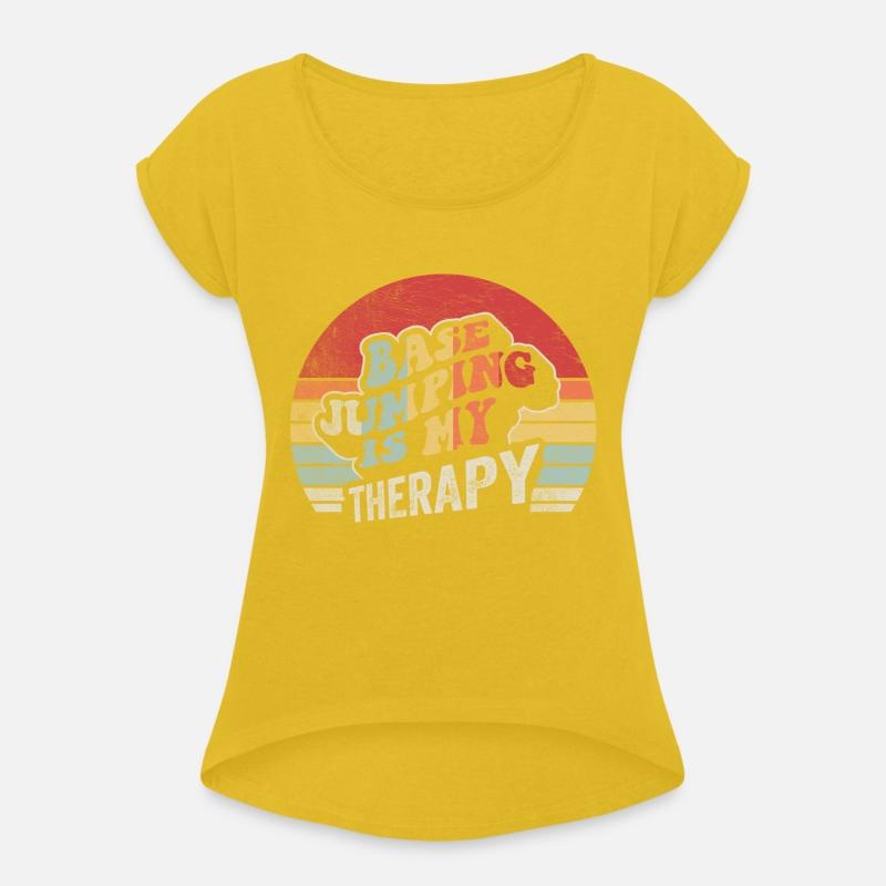 Base Jumping Is My Therapy Parachute Jumper Shirt