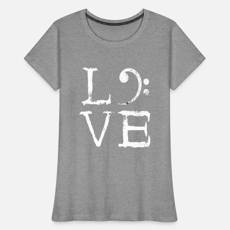 Bass Clef Creepy Love Bass Guitar Player Bass